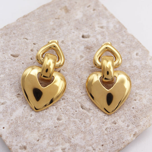 Corazón Enlazado - Aretes