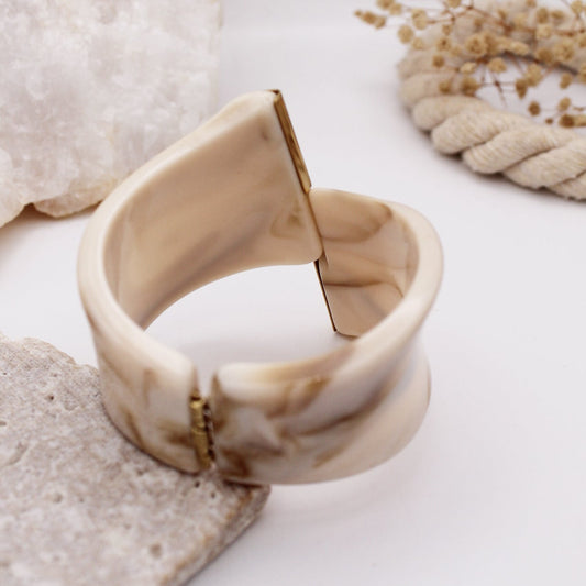 Zenith Bangle - Beige