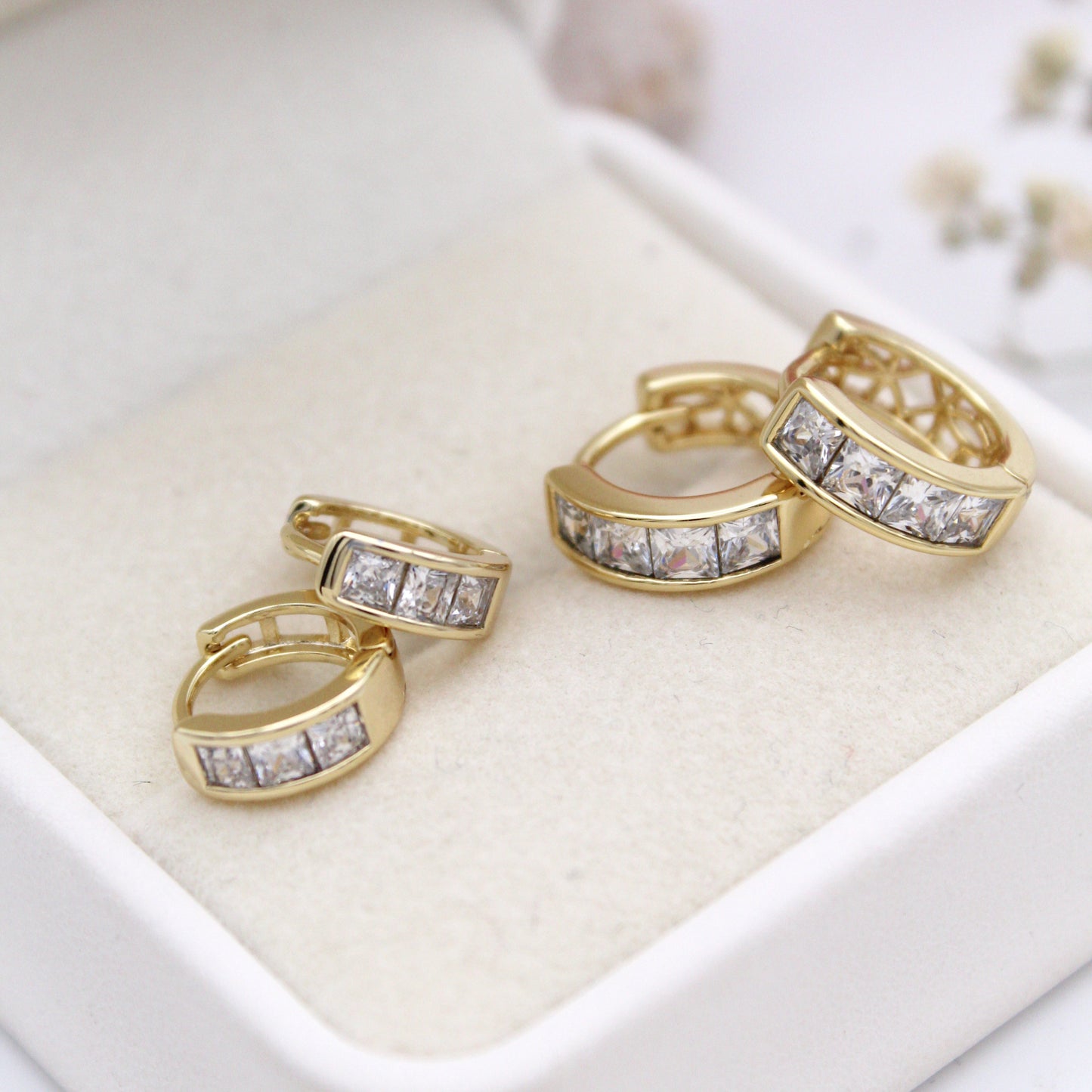 Mary Huggie Earrings