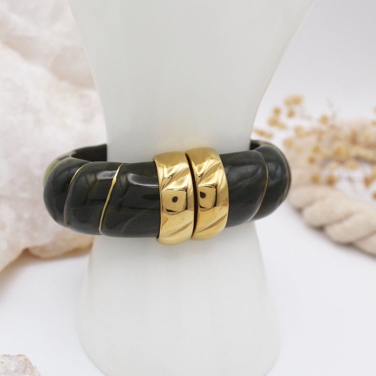 Noir Bangle - Verde