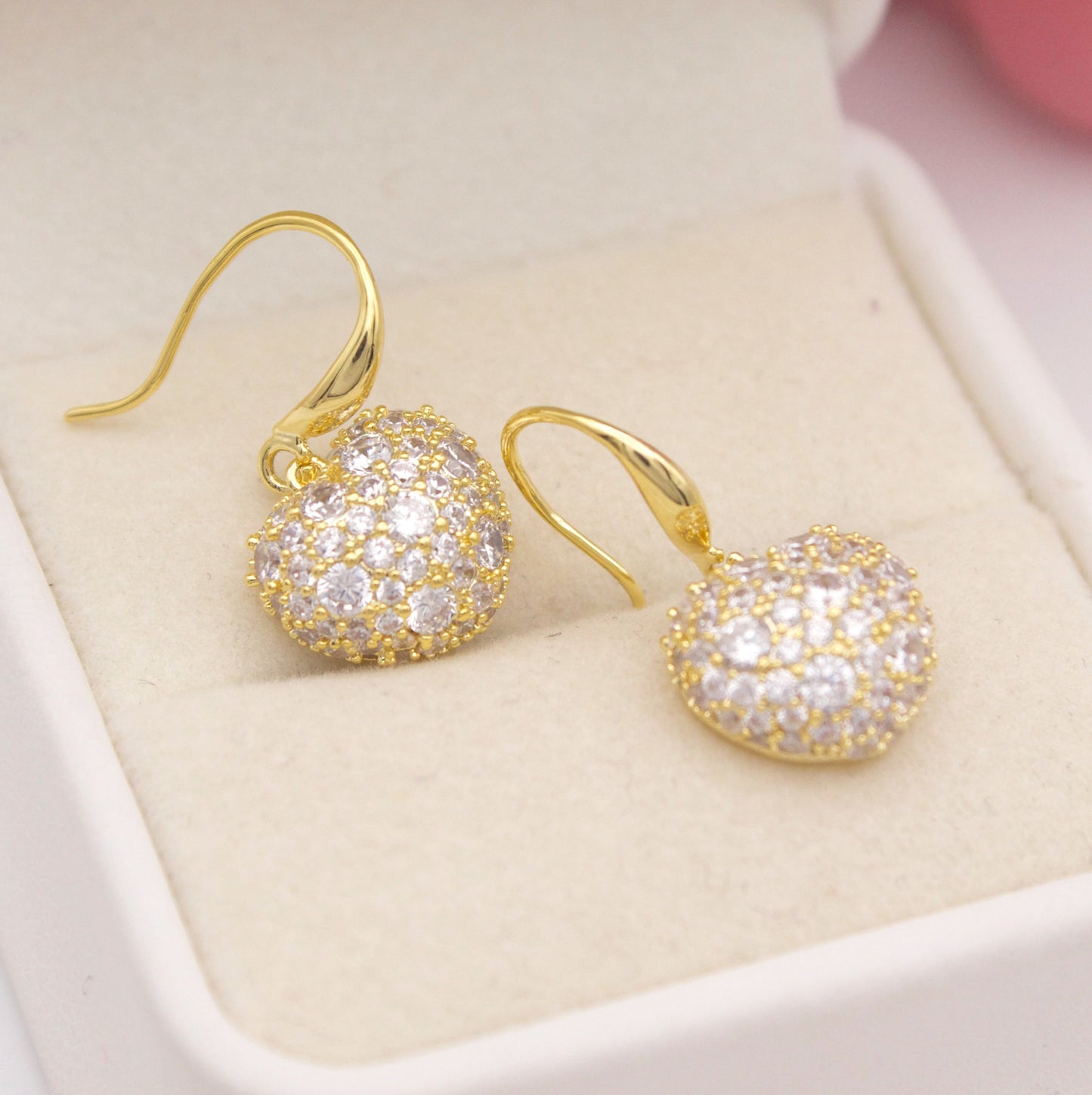 Jasmin Heart Earrings