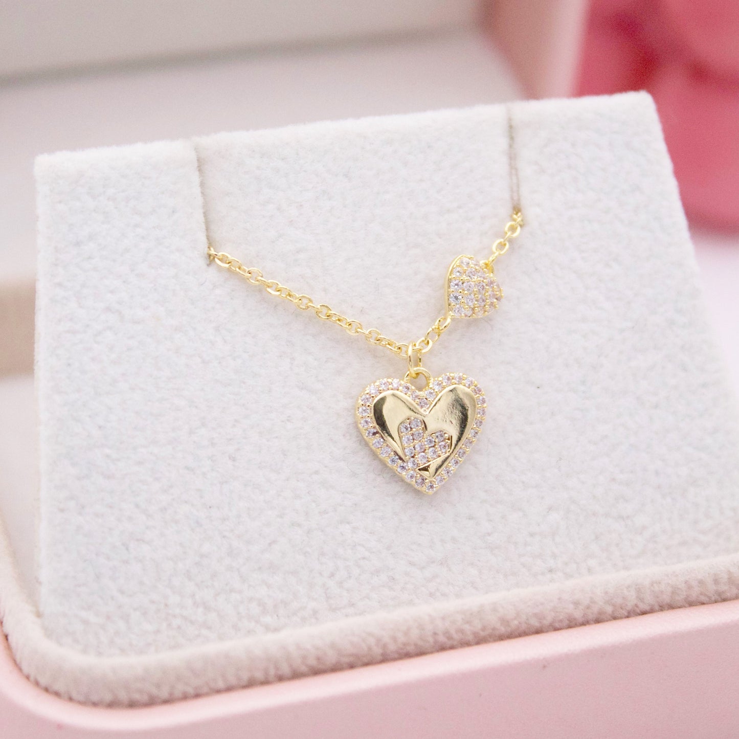 Cadena de corazón
