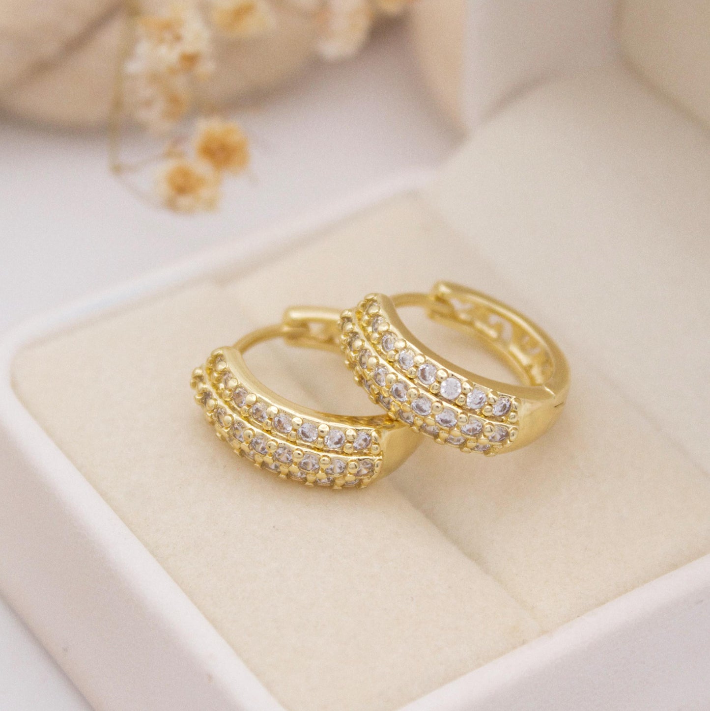 Elodiana Huggie Earrings