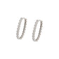 Kelaya Silver Hoop Earrings