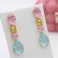 Eduvina Pink Stud Earrings