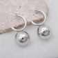 Magda Silver Stud Earrings