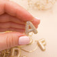 Pave Letter Initial Necklace