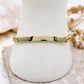 Pulsera varonil - Estilo cubana con placa