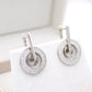 Kacey Silver Huggie Earrings