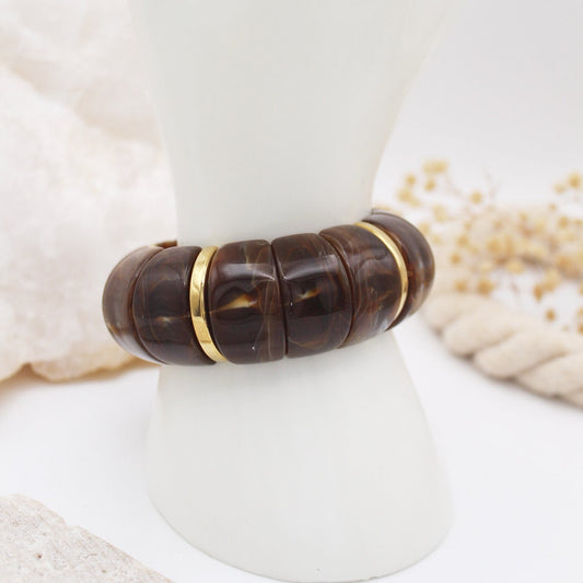 Acrilic Bangle - Café