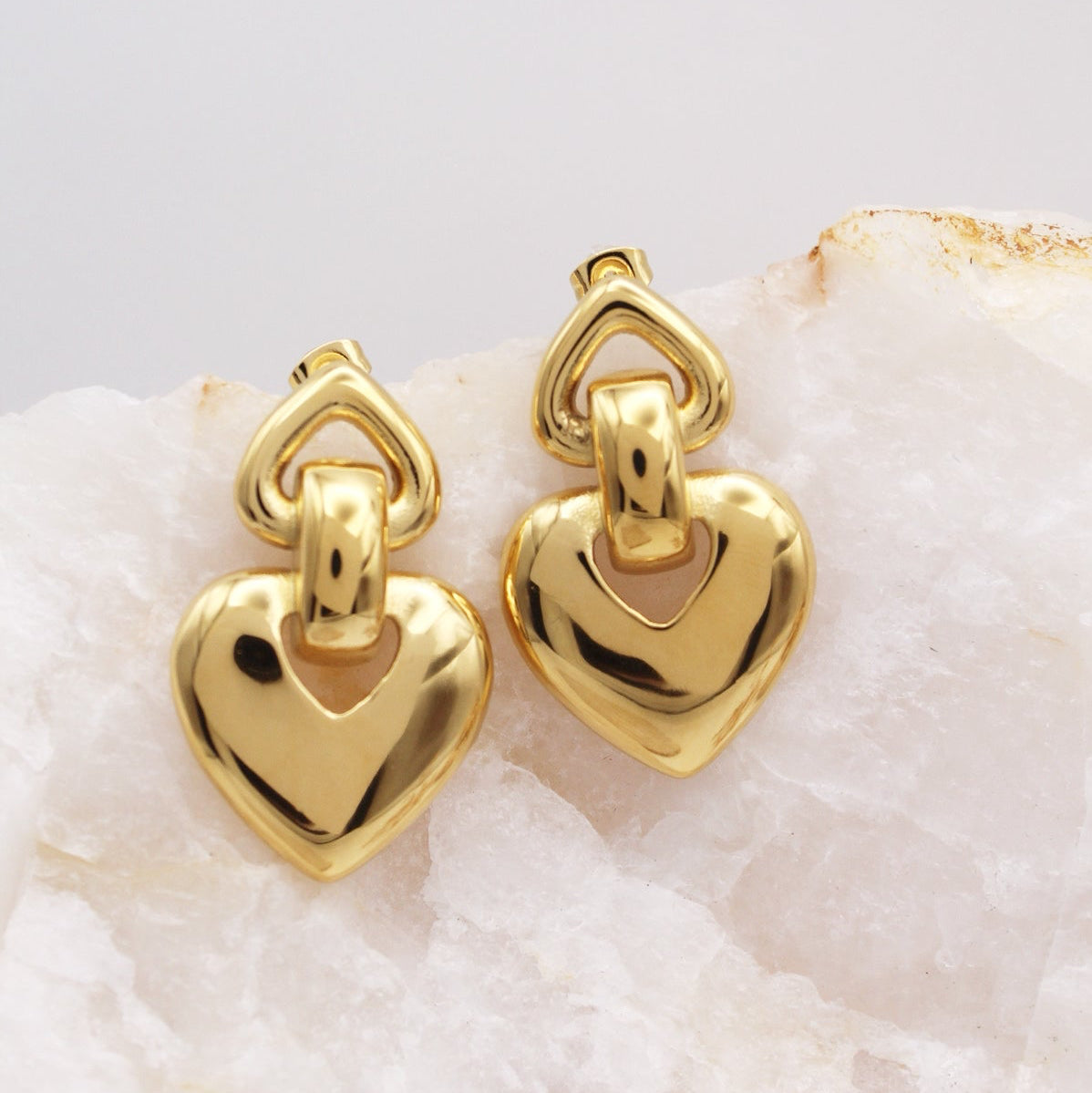 Corazón Enlazado - Aretes