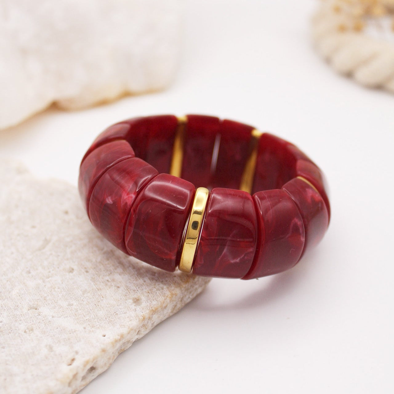 Acrilic Bangle - Rojo