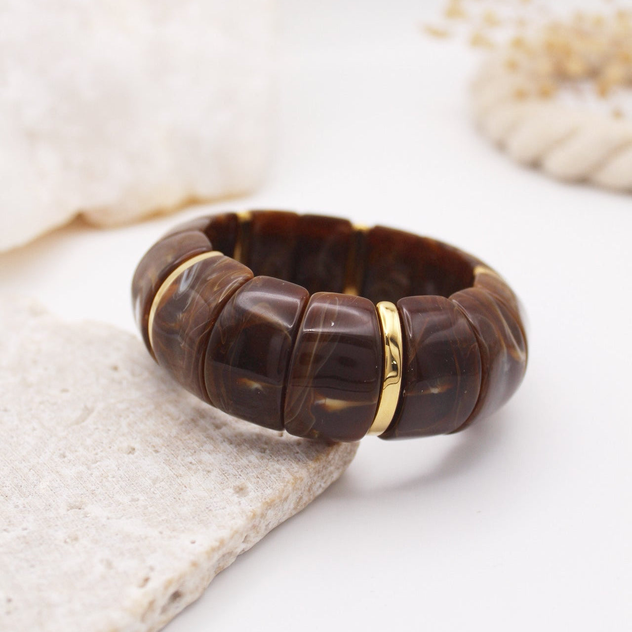 Acrilic Bangle - Café