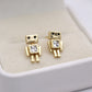 Robot Stud Earrings
