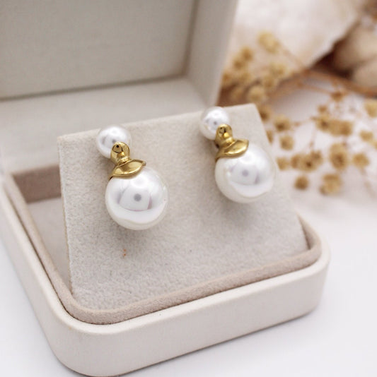 Doble Pearl - Aretes
