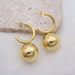 Magda Gold Stud Earrings