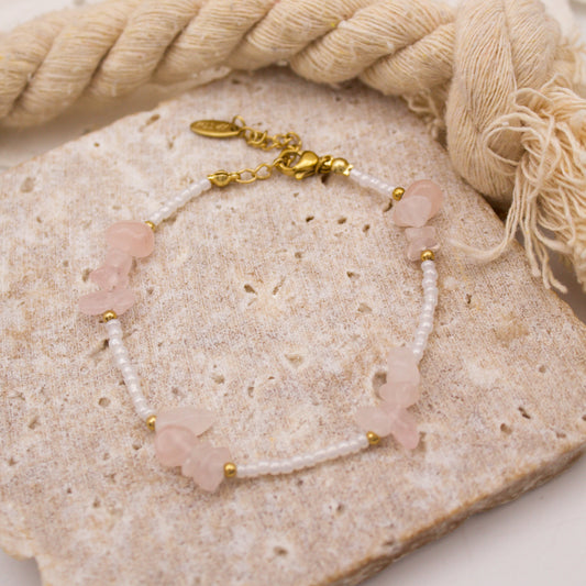 Rose Stone - Pulsera