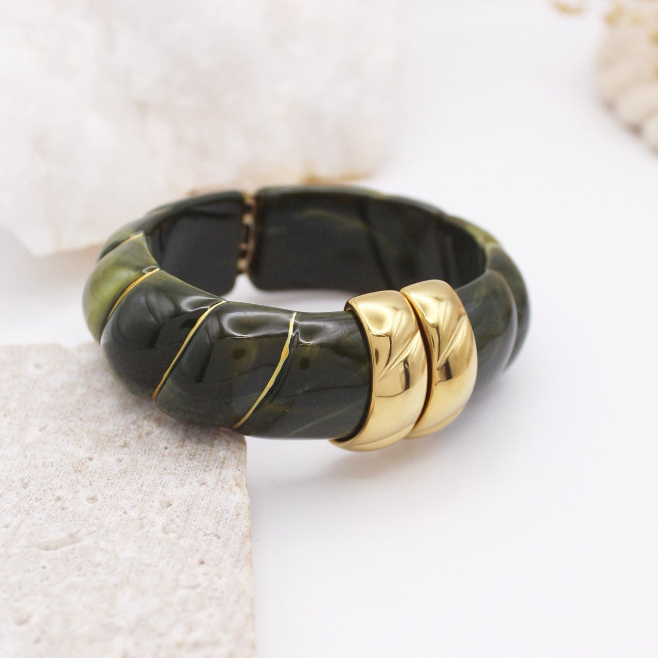 Noir Bangle - Verde