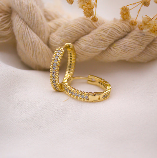 Dalina Huggie Earrings