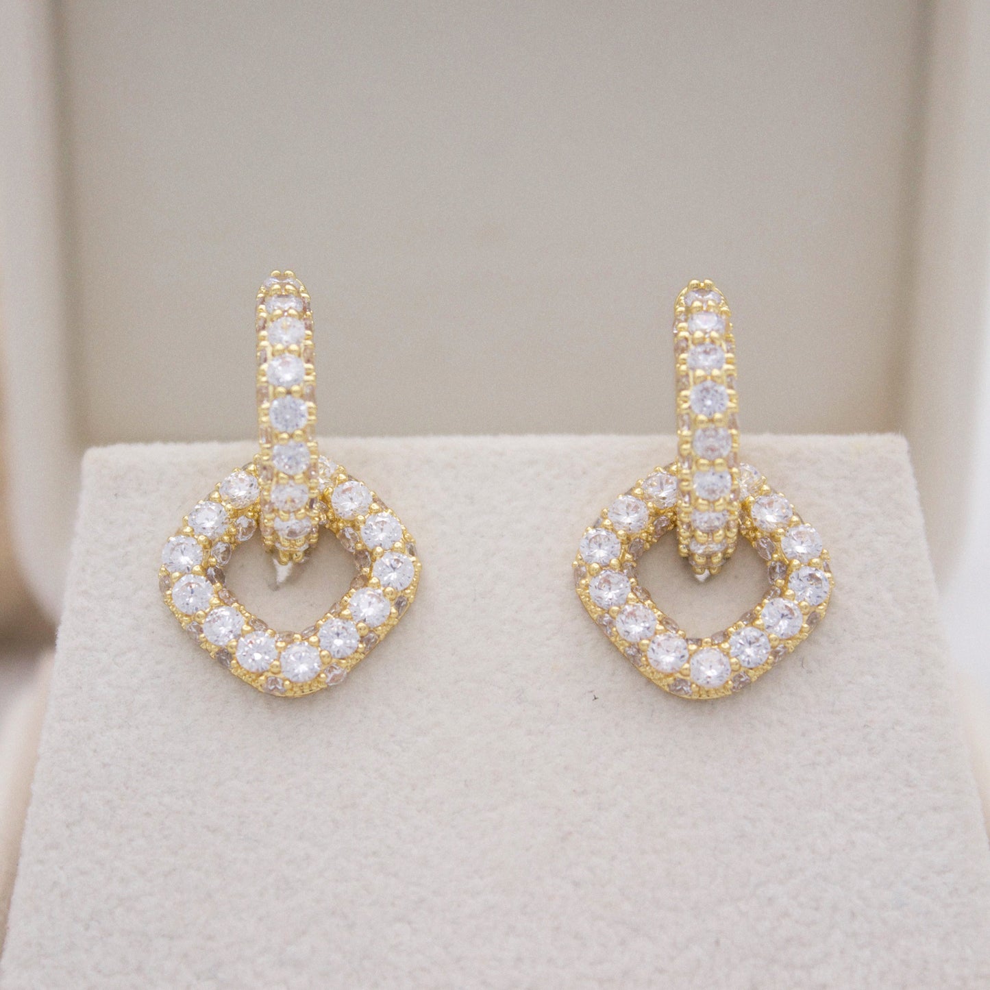 Carmelina Huggie Earrings