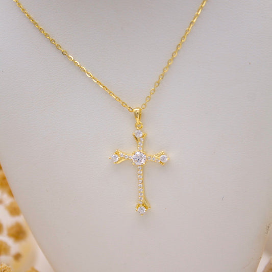 Ebenezer Cross Necklace