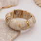 Acrilic Bangle - Beige