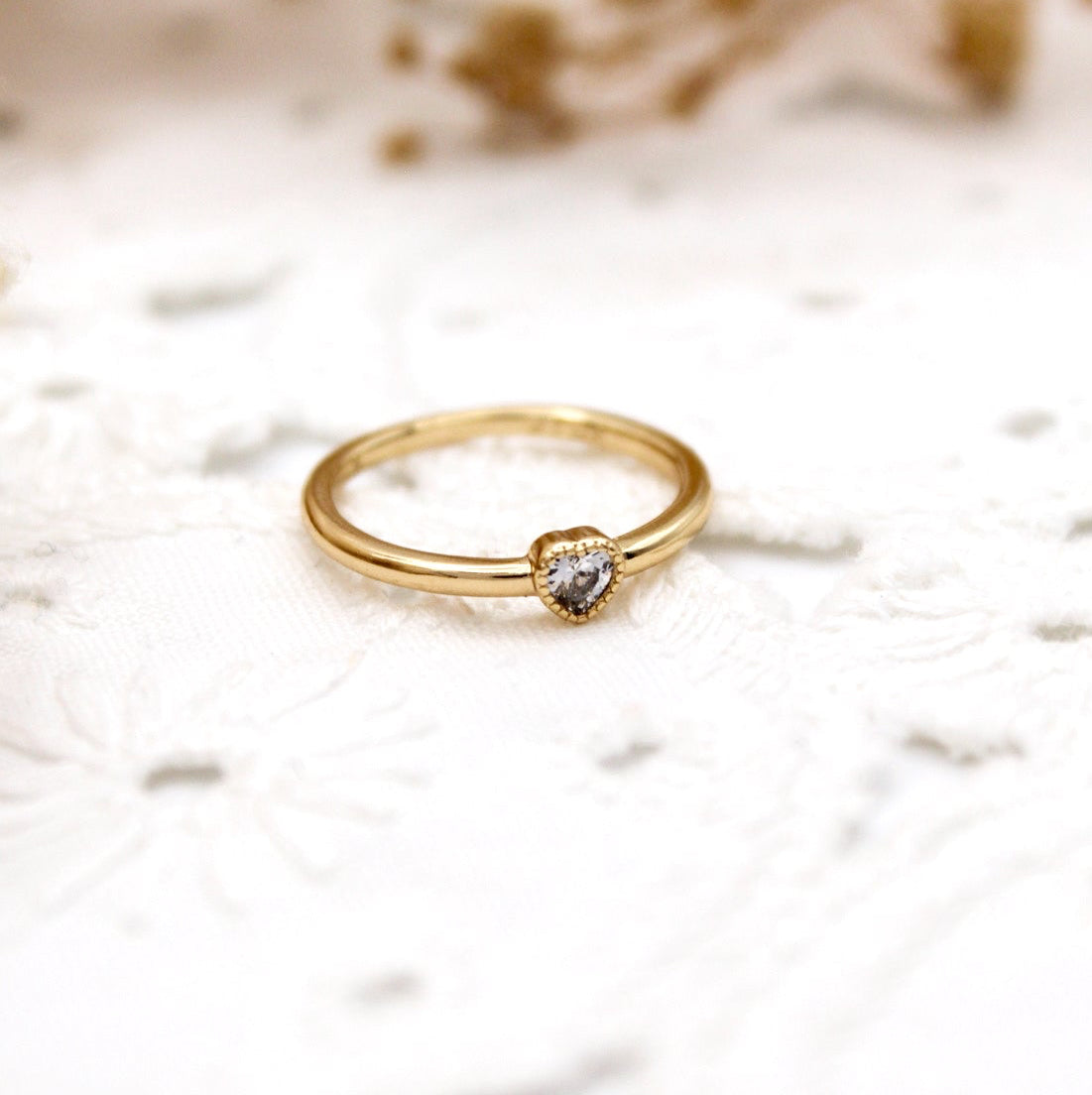 Mini cora - Anillo de niña