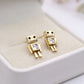 Robot Stud Earrings