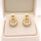 Ivory Huggie Earrings
