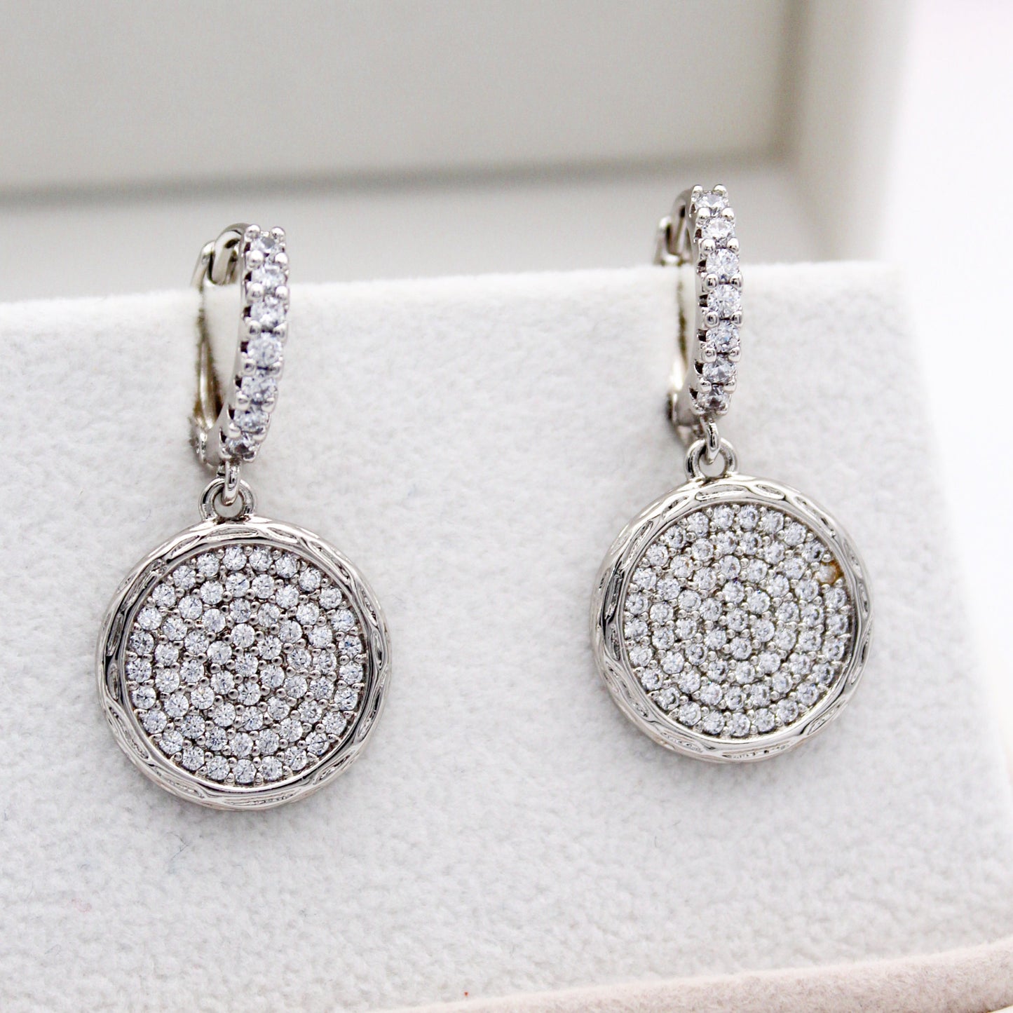 Bernie Silver Huggie Earrings