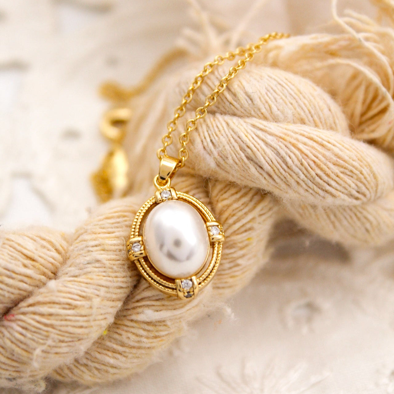 Aurea - Cadena con perla