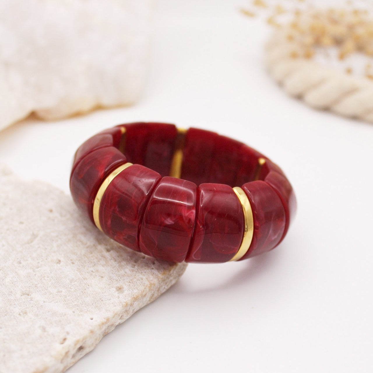 Acrilic Bangle - Rojo