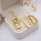 Melek Hoop Gold Earrings