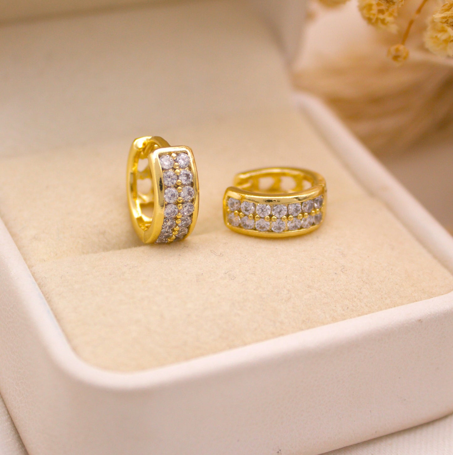 Alina Huggie Earrings