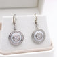 Marionne Silver Huggie Earrings