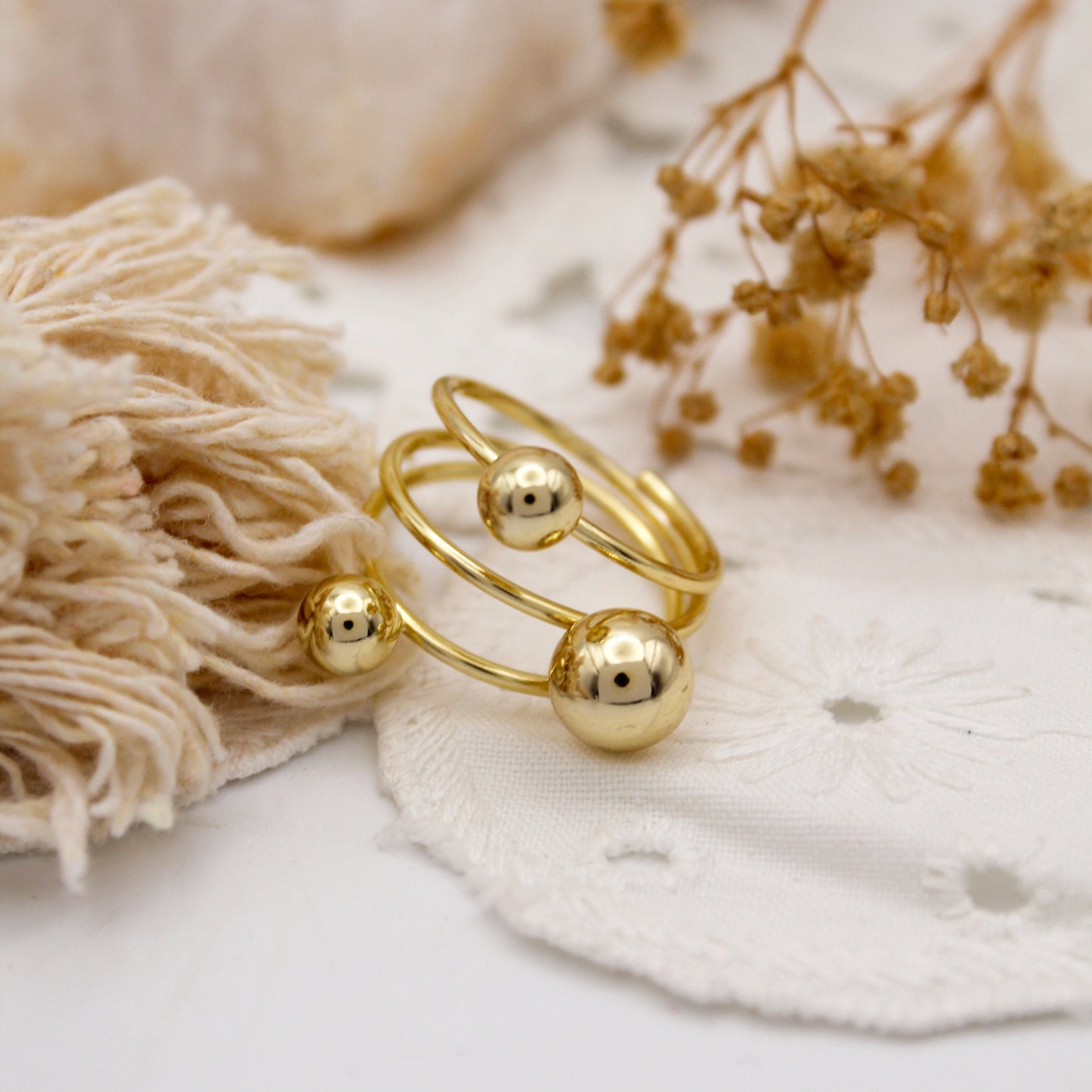 Balin triple - Anillo