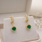 Bernabela Huggie Earrings - Verde