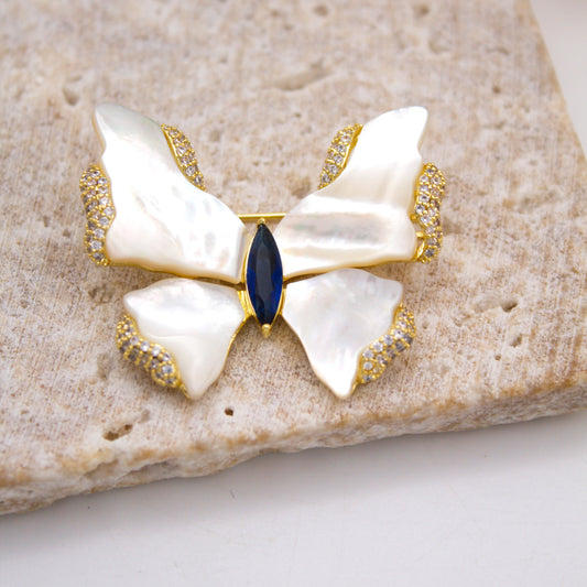 Broche de mariposa