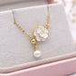 Fleur Pearl Necklace