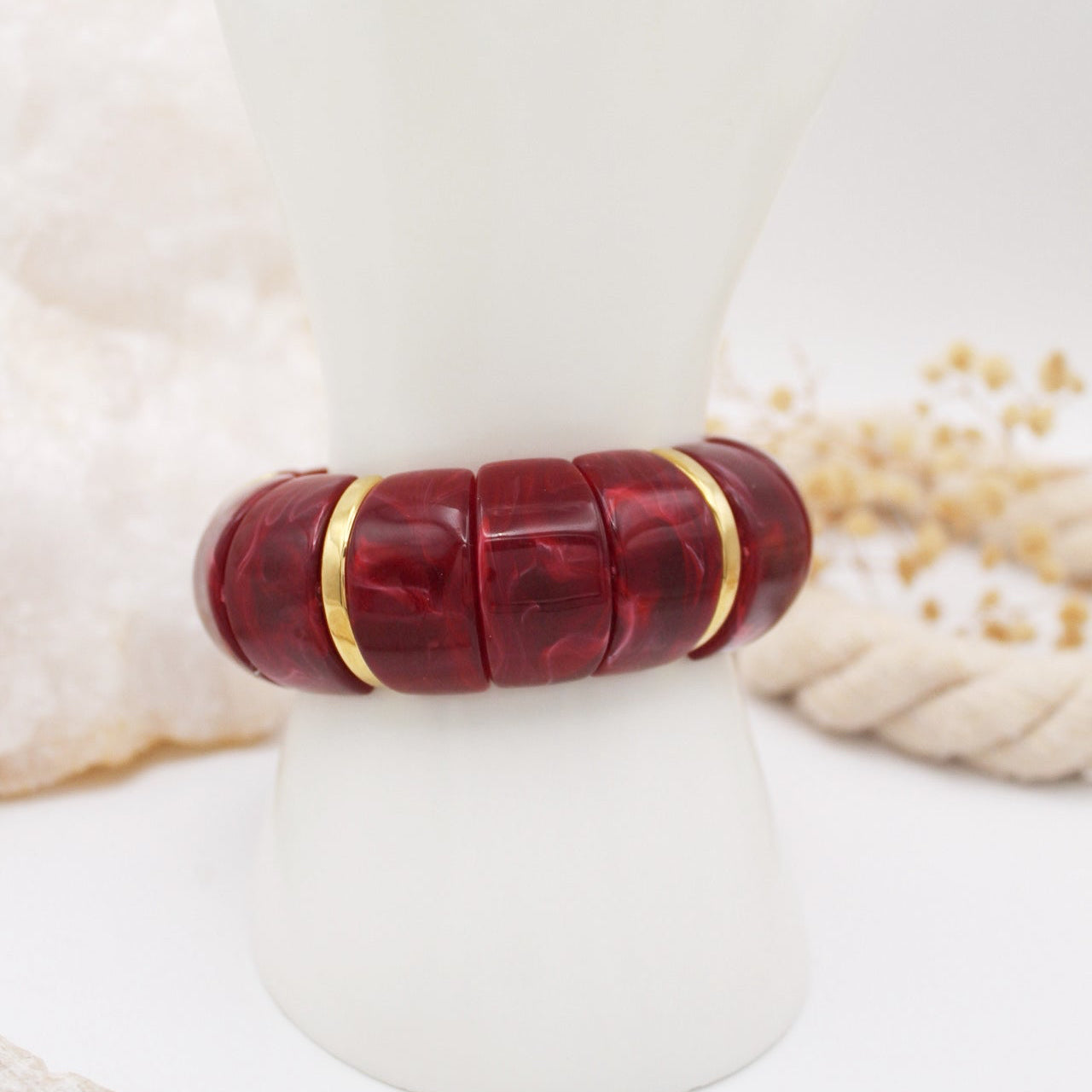 Acrilic Bangle - Rojo
