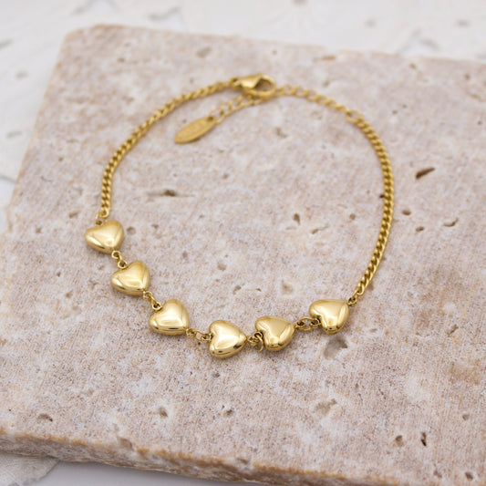 Corazones - Pulsera