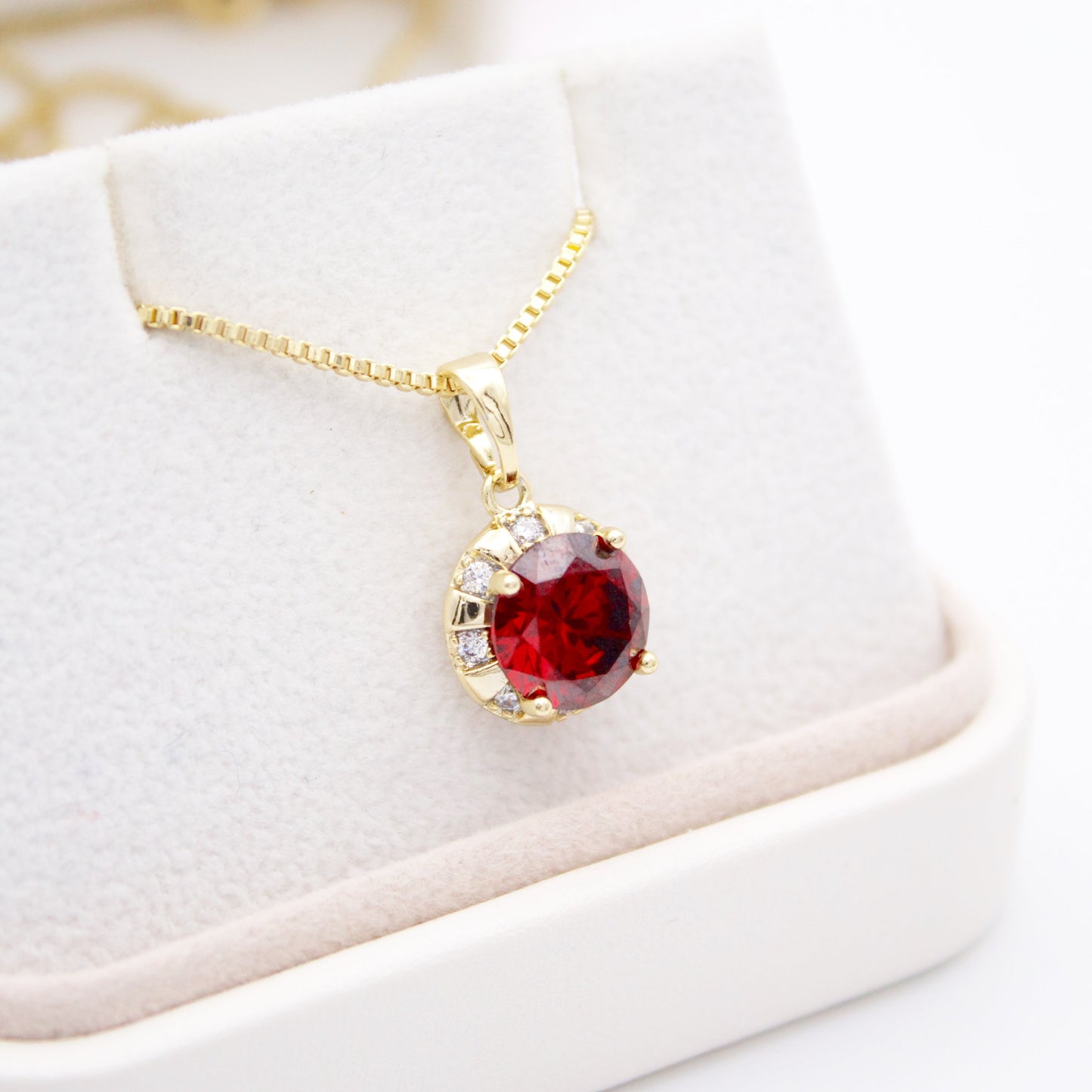 Amnette Necklace - Rojo