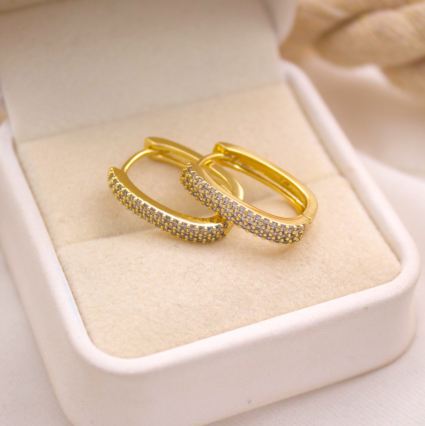 Deanna Huggie Earrings