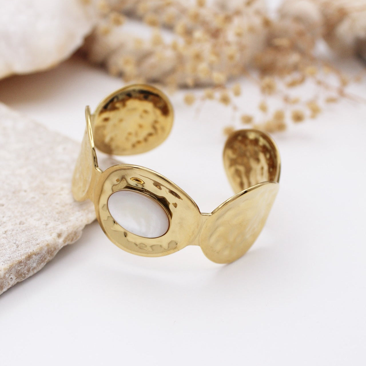 Round Concha Nacar - Brazalete