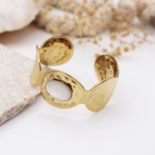 Round Concha Nacar - Brazalete