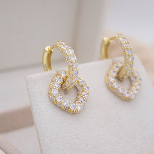 Carmelina Huggie Earrings
