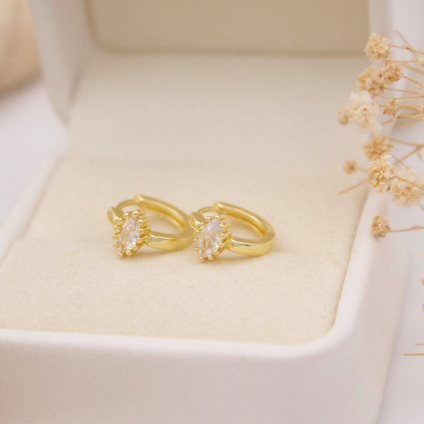 Valeriana Huggie Earrings