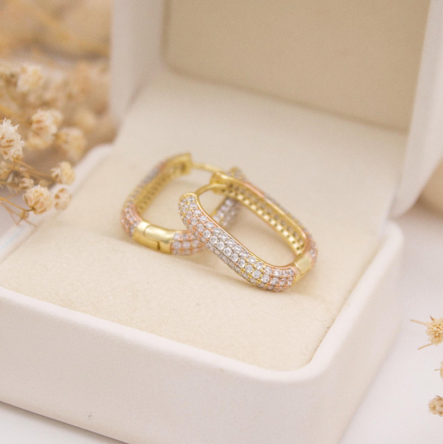 Moira Tripletone Hoop Earrings