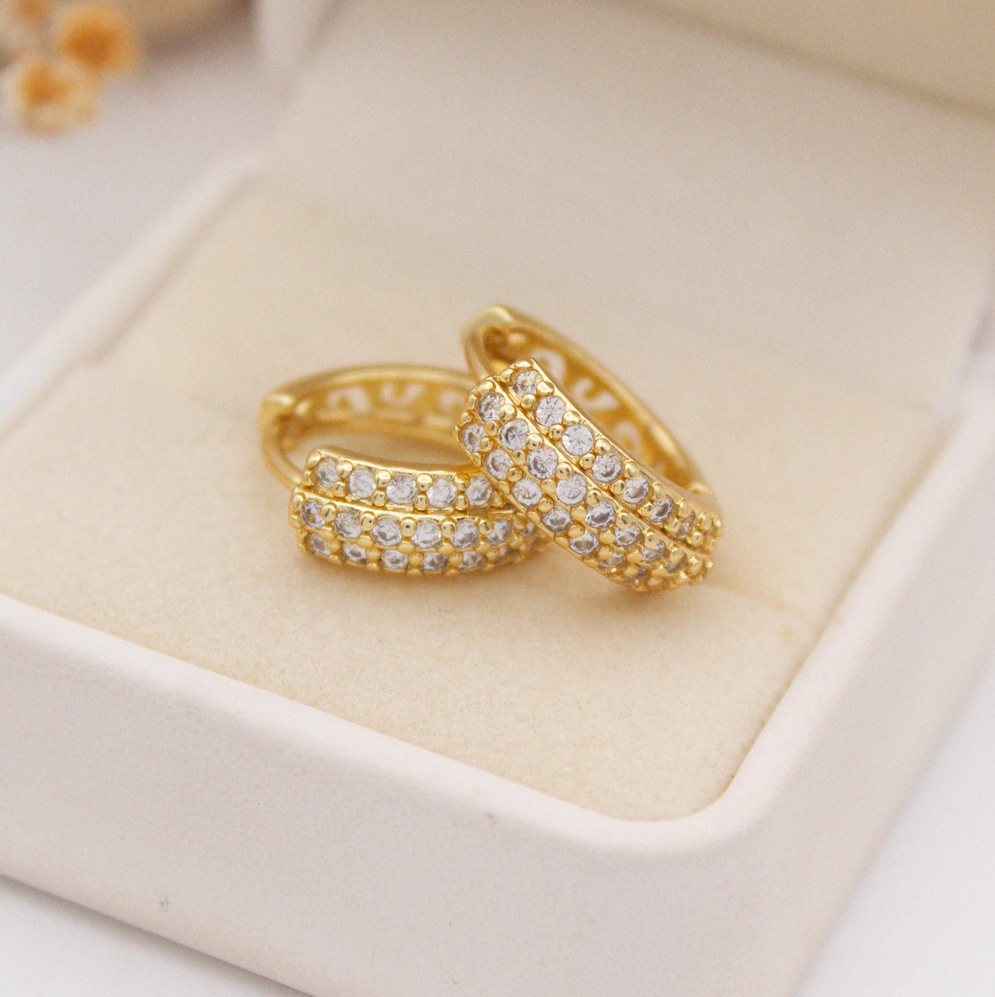 Elodiana Huggie Earrings