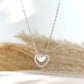 Nina Heart Silver Necklace